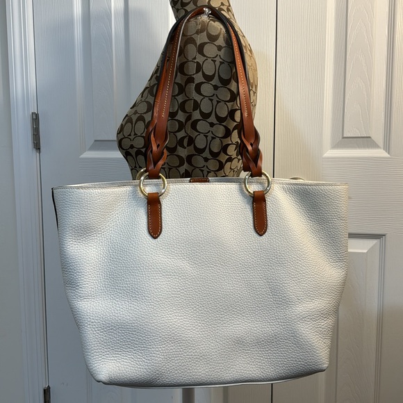 DOONEY & BOURKE Wexford Collection Tammy LARGE Tote Bag Color Bone like new - Picture 10 of 12